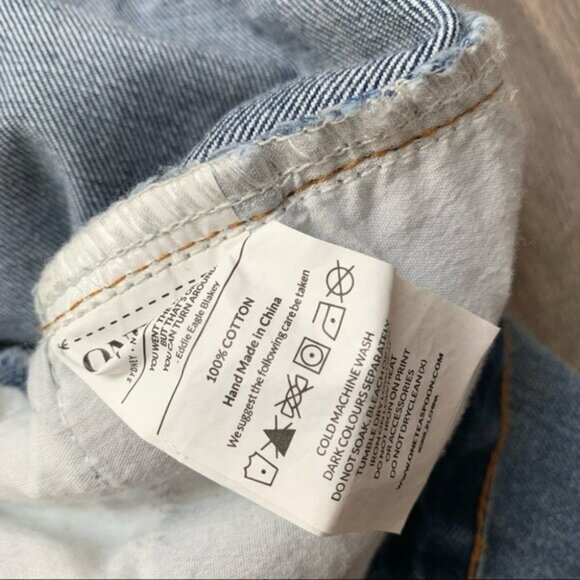 Free People One Teaspoon Freebirds Skinny Straight Jeans Distressed Low Rise - Picture 13 of 16